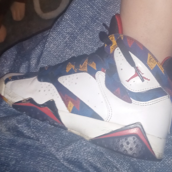 Jordan retro style 7s (UGLY SWEATER) sz 5 youth 6.5 womens - Picture 3 of 8